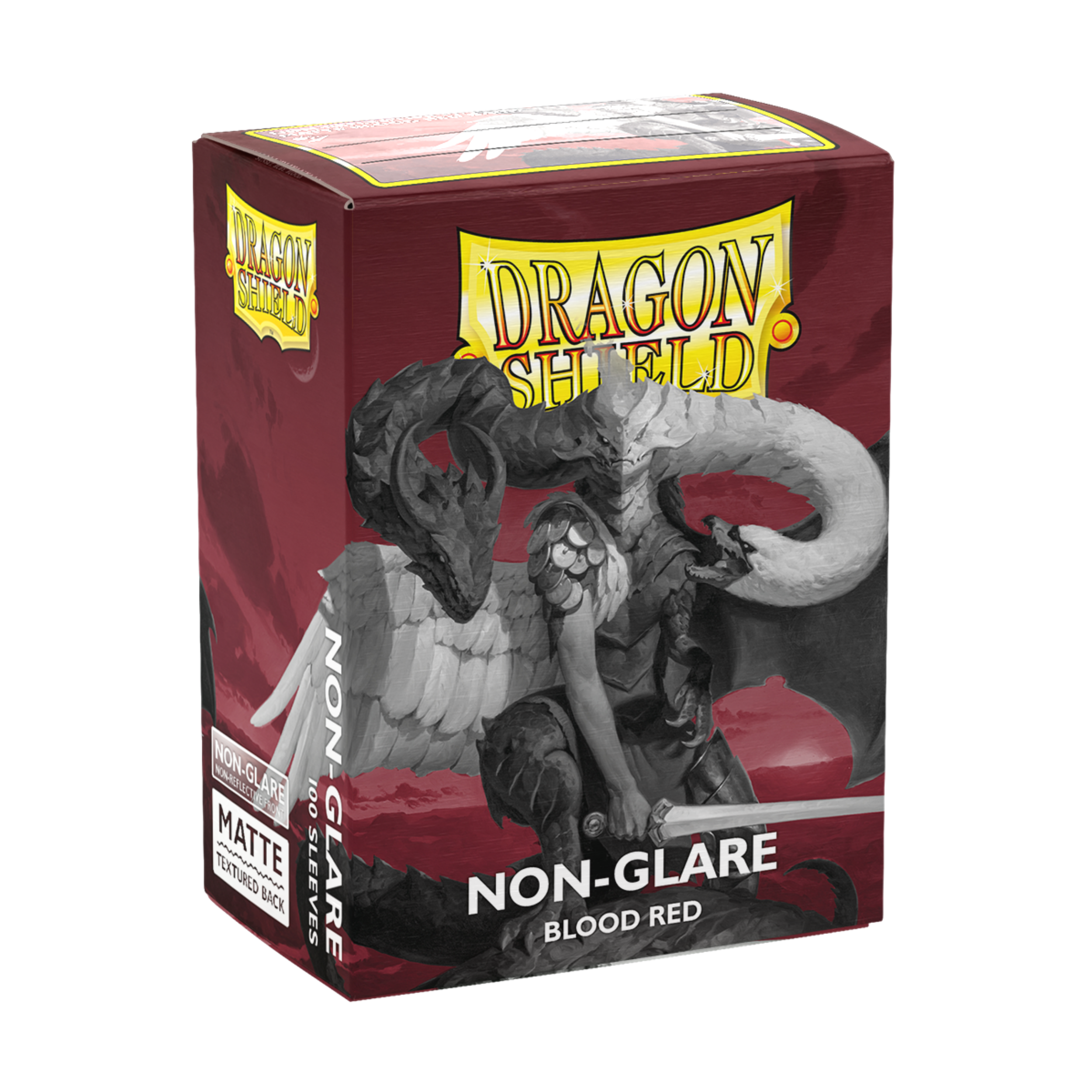 Dragon Shield Blood Red Non-Glare Matte Sleevs 100ct - A Muse N Games